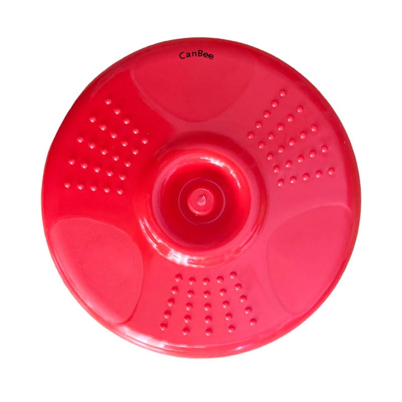 Canbee Frisbee For Outdoor Sports Games On The Beach Catching & Throwing Discs, Dog Training Disc, Flying Pack Of 1 (Red)