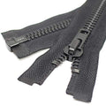 Yahoga 10 38 Inch Black Nickel Separating Jacket Zipper Large Y-Teeth Metal Zipper Heavy Duty Metal Zippers For Jackets Sewing C