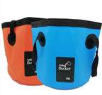 Mizorlie (2Pack) Collapsible Buckets, Camping Water Storage Container 5 Gallon(20L) Portable Folding Bucket Wash Basin For Trave