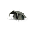Delta Zulu Combo Canvas 4 Person Chalet Tent With Gazebo. Modular Basecamp Tent Solution With Waterproof Ripstop Military Grade 