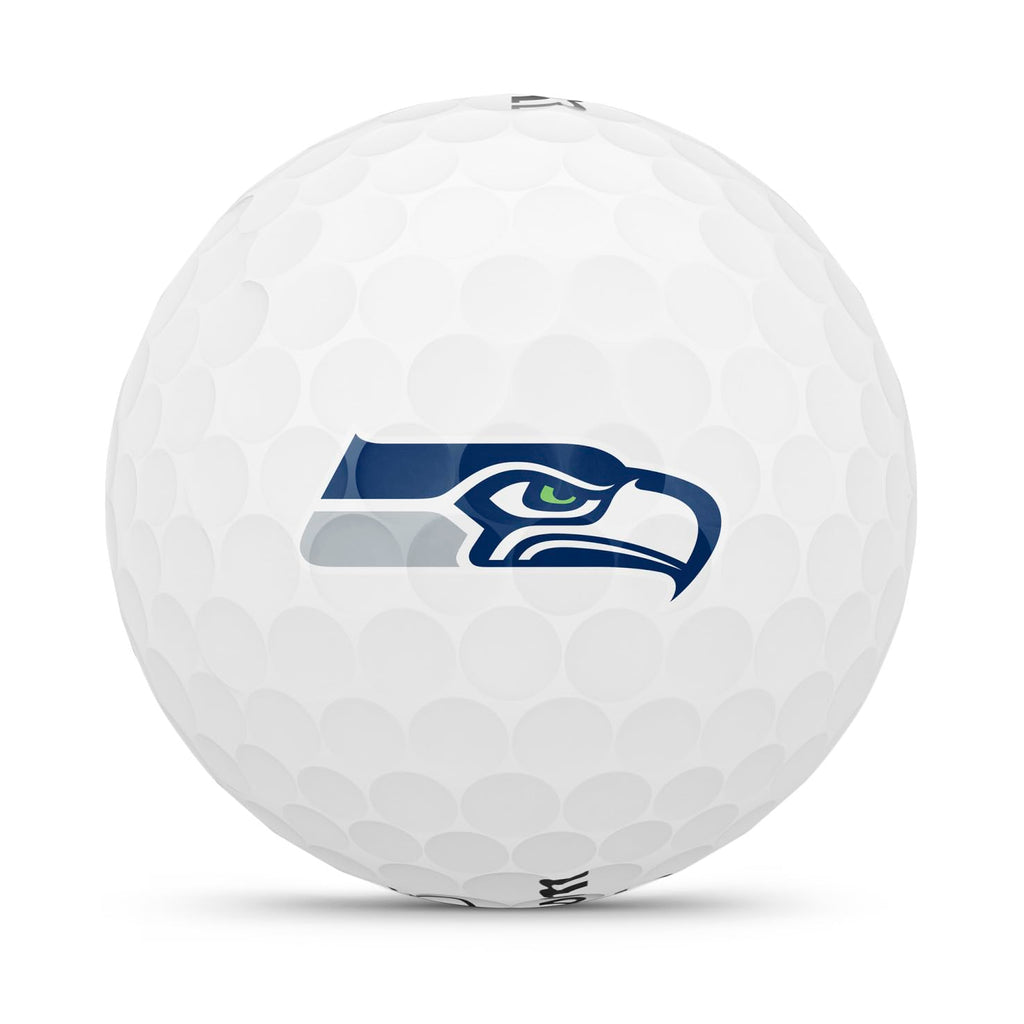 Wilson 2025 Duo Soft Nfl Golf Ball - 12 Balls, White, Seattle Seahawks