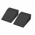 TRENDYNEST EVA Wedge Improves Flexibility Squat Wedge Block NonSlip Calf Stretcher Board for Beginners, Home Gym Black Trapz 24