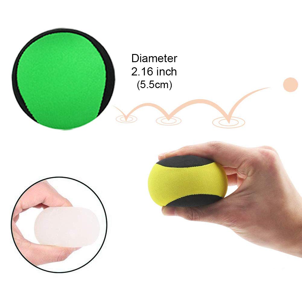 Airoads Water Bouncing Ball Hand Stress Relief Ball 2 Pack, Water Jumping Ball For Swimming Pool, Beach, Ocean And Outdoor Activ