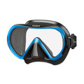 TUSA M-1011 Ino Scuba Diving Mask, Black/Fishtail Blue