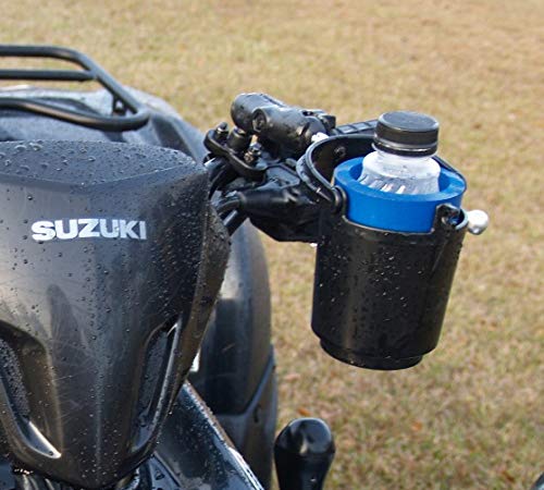 Ram Mounts Level Cup 16Oz Drink Holder With Handlebar U-Bolt Base Ram-B-132Ru With Medium Arm For Motorcycle, Atv/Utv, Bike