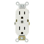 Outlet Dplx 15A Wht (Pack Of 1)