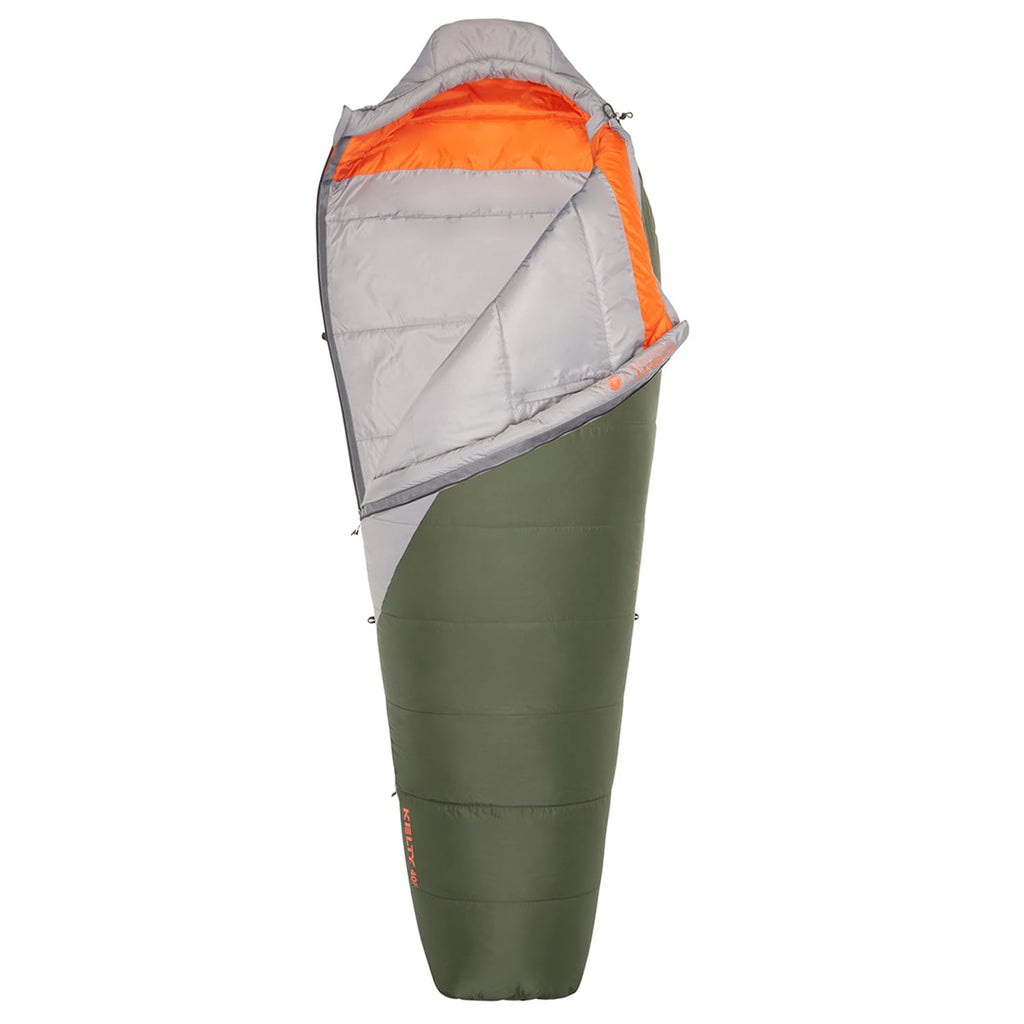 Kelty Cosmic Synthetic Fill 40 Degree Backpacking Sleeping Bag With Compression Straps, Compact And Lightweight, 2022 (Regular)