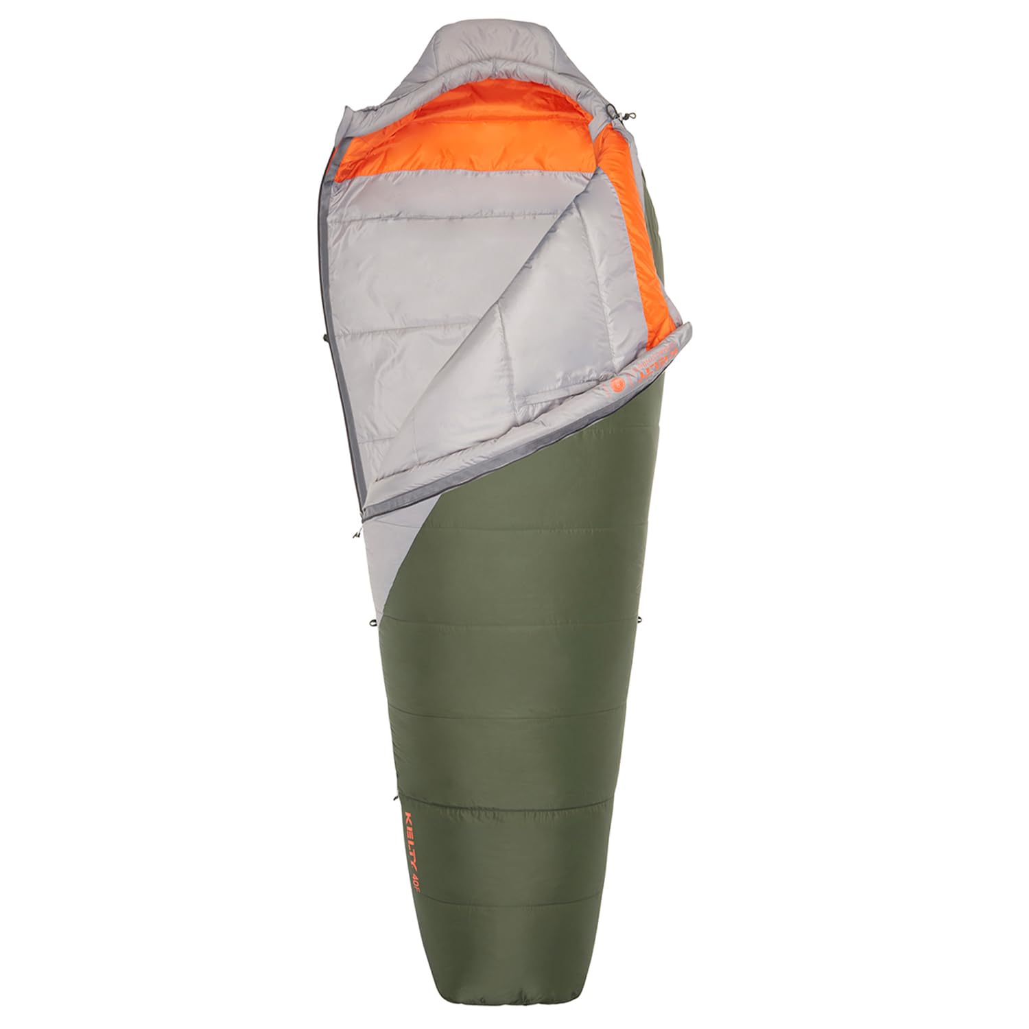 Kelty Cosmic Synthetic Fill 40 Degree Backpacking Sleeping Bag With Compression Straps, Compact And Lightweight, 2022 (Regular)