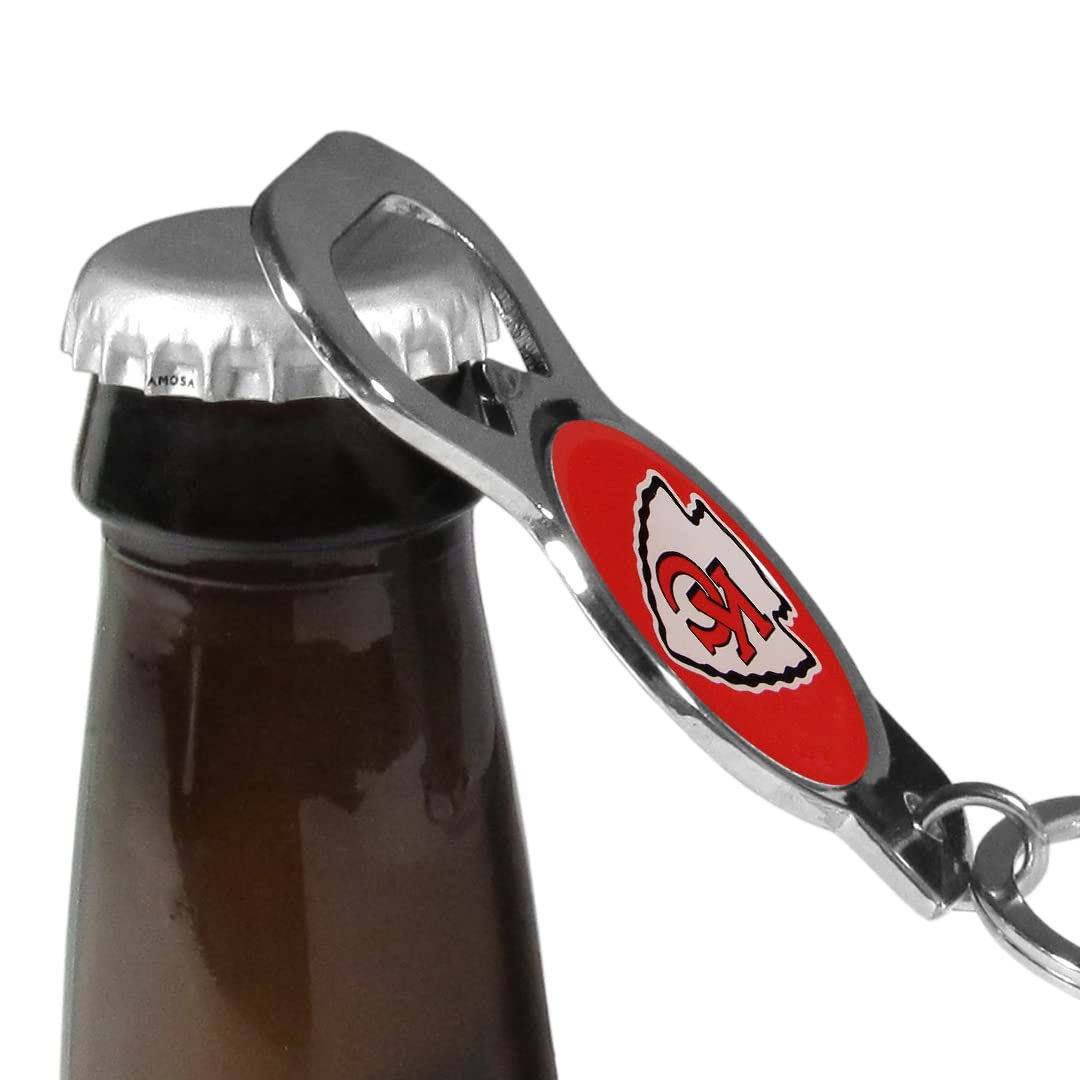 Nfl Siskiyou Sports Fan Shop Kansas City Chiefs Bottle Opener Key Chain One Size Team Color