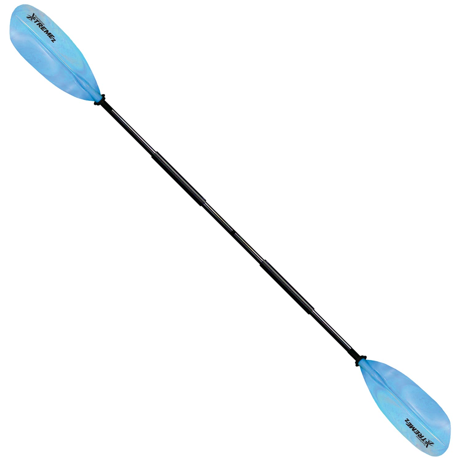 Seasense Xtreme 2 Kayak Paddle, Blue-White, 96    - Fiberglass Reinforced Nylon Blades, 2-Piece Construction - Great For Sport,