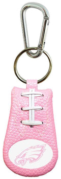 Nfl Philadelphia Eagles Pink Football Keychain