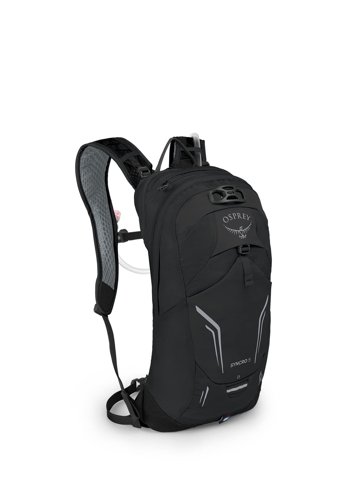 Osprey Syncro 5L Mens Hiking Backpack with Hydraulics Reservoir, Black