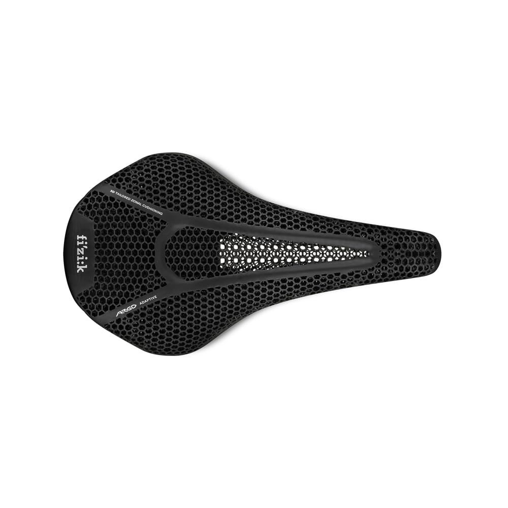 Fizik Vento Argo R3 Adaptive,3D Printed Short-Nose Bike Saddle, Black, 150mm
