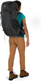 Osprey Renn 50L Womens Backpacking Backpack, Dark Charcoal/Gray Wolf