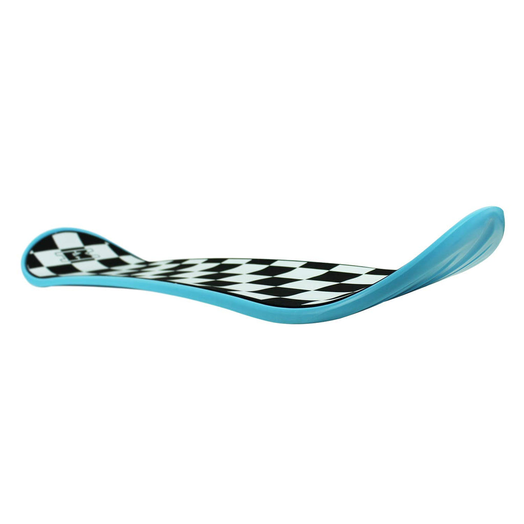 Krown Snowskate 9'' X 32'' Checker Cyan Blue