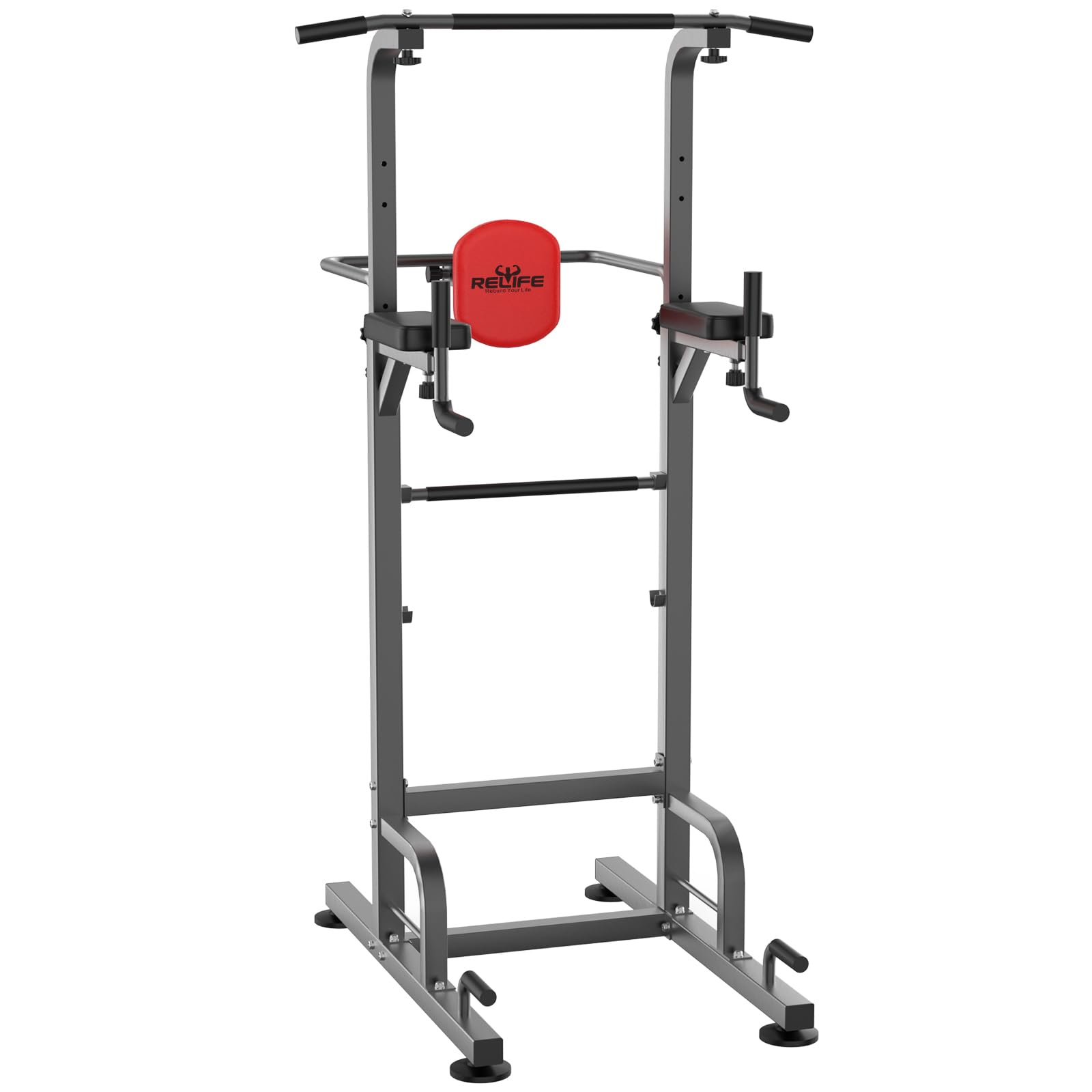 Relife Rebuild Your Life Power Tower Pull Up Bar Station Workout Dip Station For Home Gym Strength Training Fitness Equipment 45