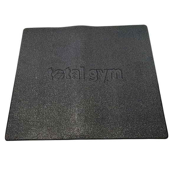 Total Gym Tgblk1 20 X 22 Inch Anti Slip Under Workout Machine Gym Floor Mat For Added Safety And Stability, Black