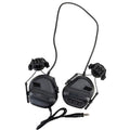 DETECH Tactical Helmet Headset Headphone Electronic Shooting Ear Protection Sound Amplification Noise Reduction Ear Muffs Huntin