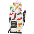 Giggle Golf Women s Golf Glove (Medium, Worn On Left Hand, It s All About The Shoes)