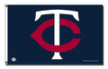 Rico Industries MLB Minnesota Twins 3-Foot by 5-Foot Banner Flag