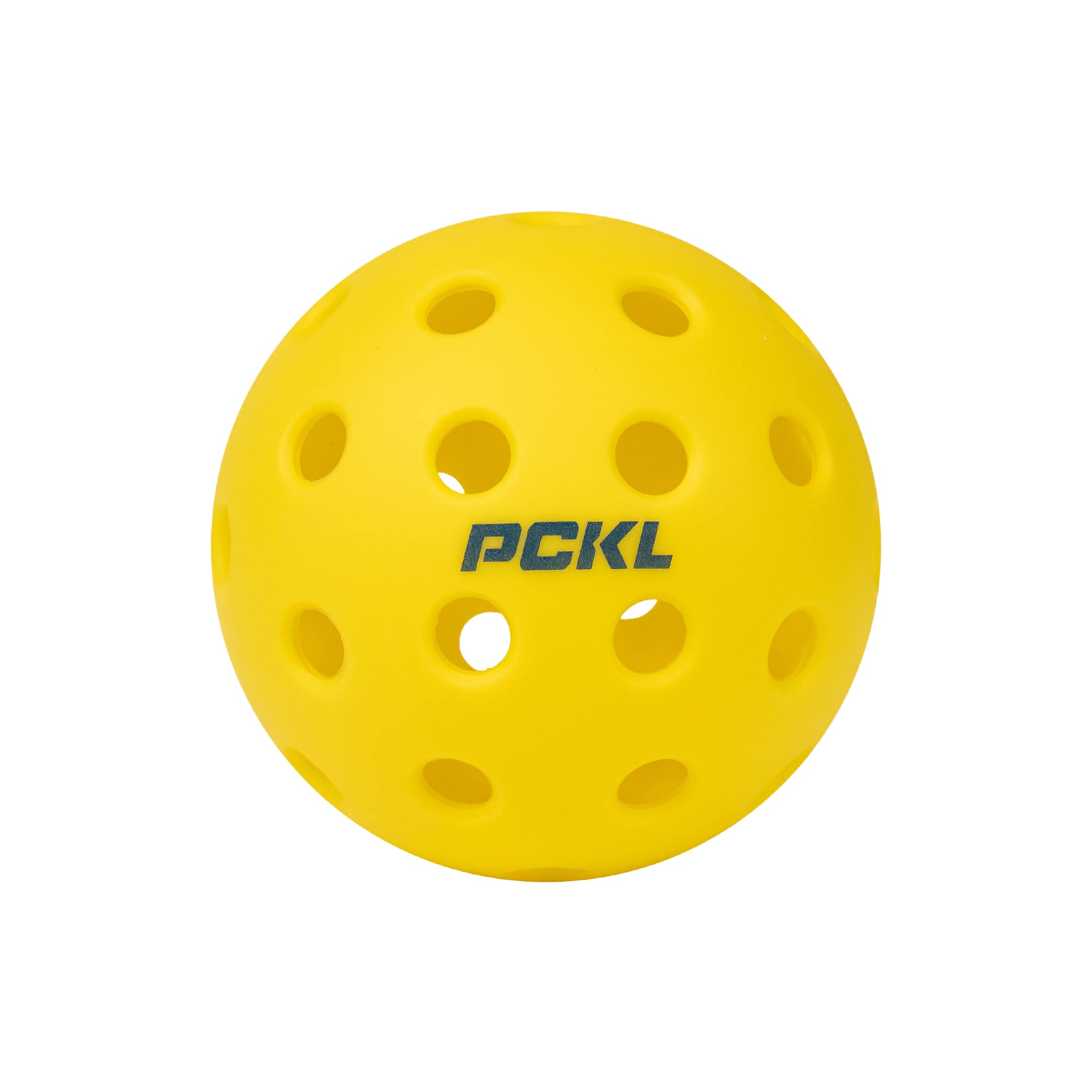 Pckl Optic Speed Pickleballs  Indoor & Outdoor  4 Balls  Built To Usapa Specifications (Outdoor Yellow)
