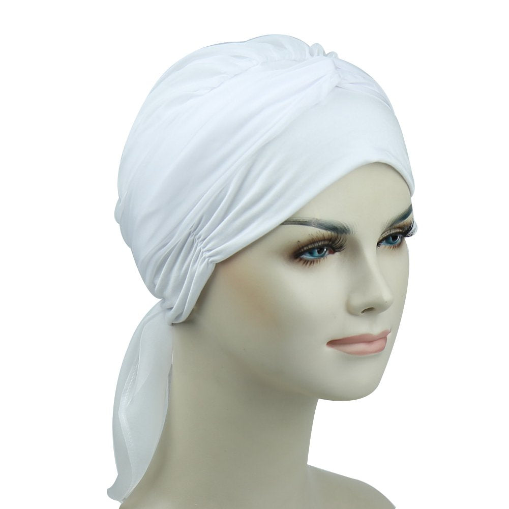 Chemo Head Wraps For Cancer Patients Feminine Head Bands Bandana Caps