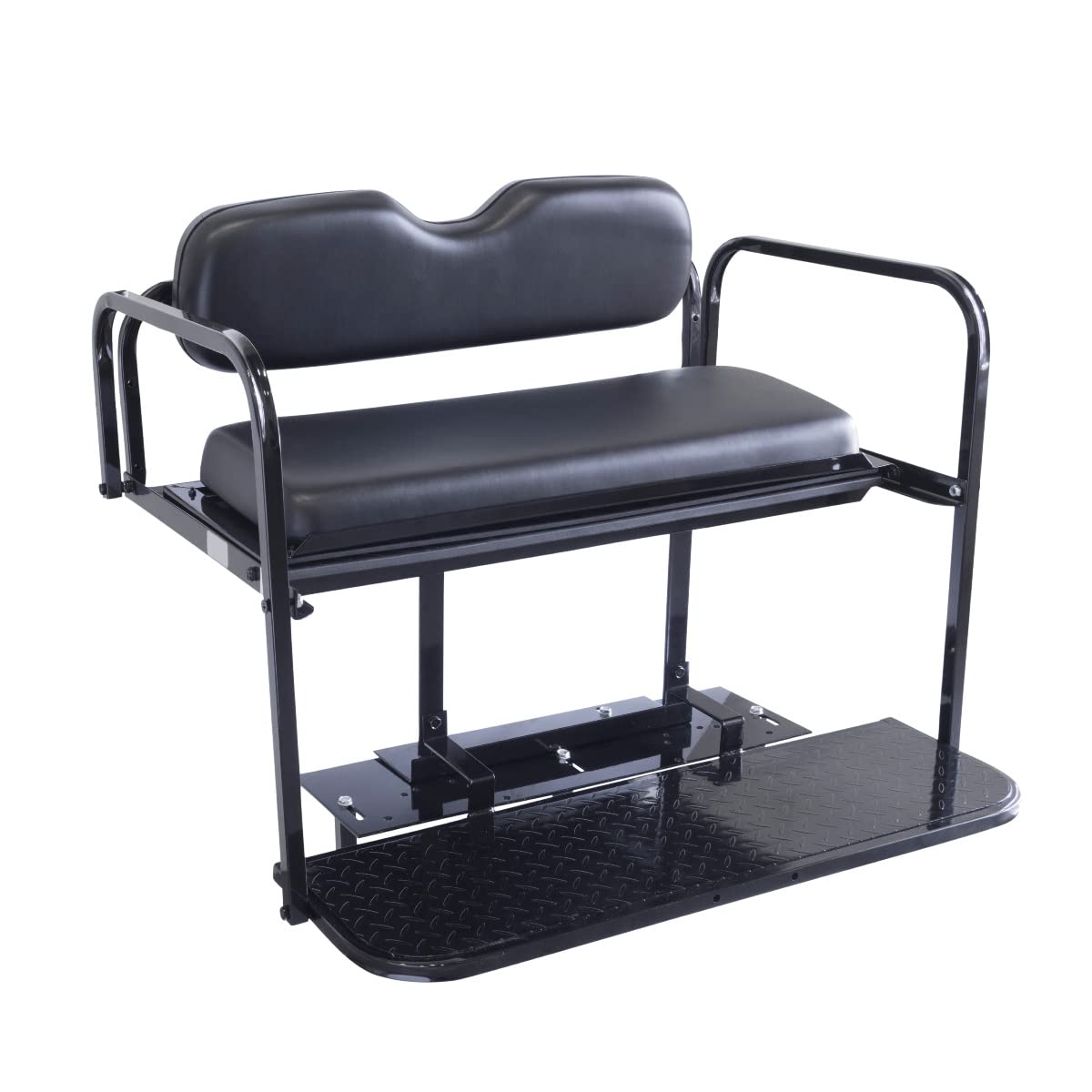 Buggies Unlimited Club Car Precedent/Onward/Tempo Golf Cart Rear Flip Seat Kit with Steel Frame | Compatible with 2004-Up Models
