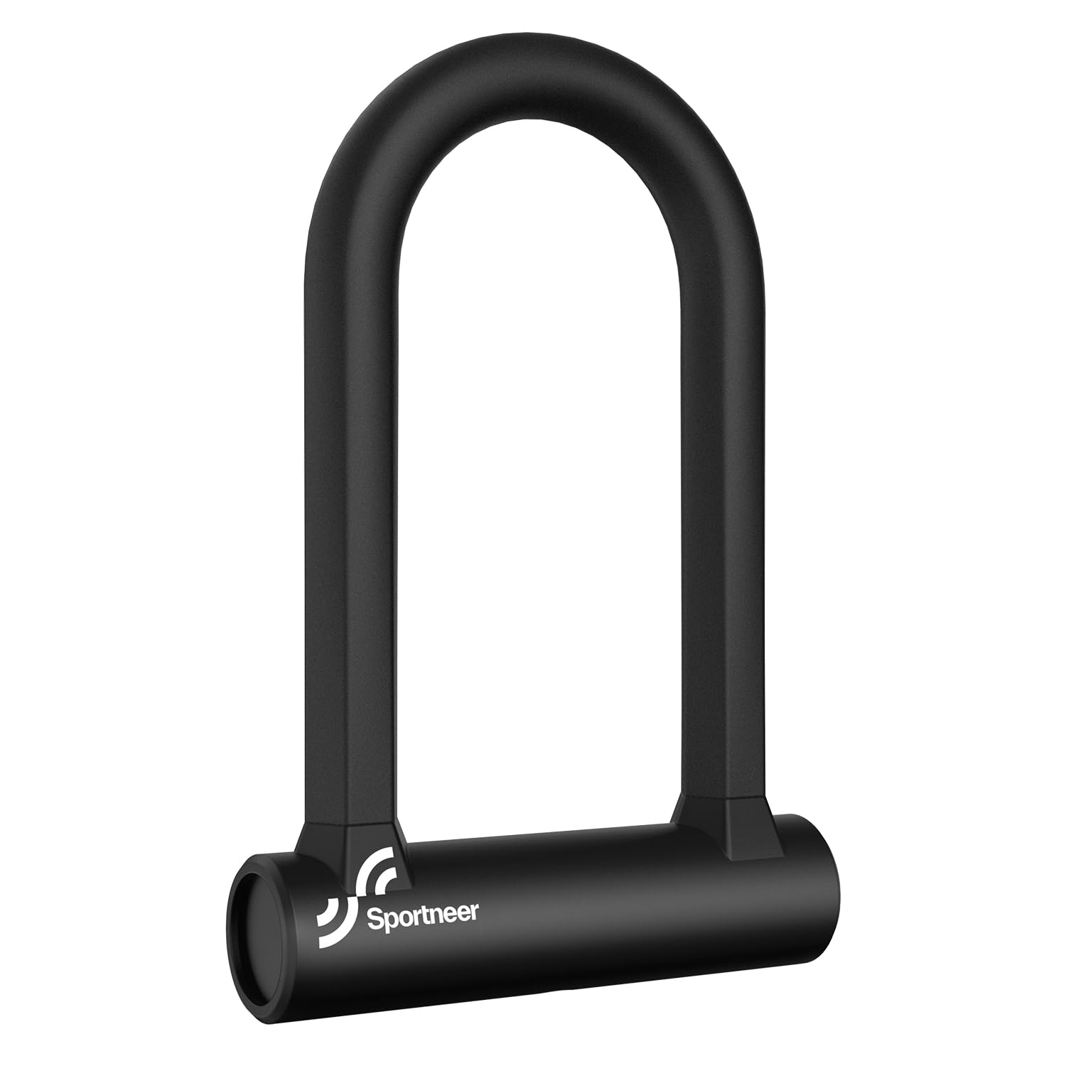 Sportneer Bike Lock - 17mm Shackle Heavy Duty Anti Theft Bike U Lock with 2 Keys - Bicycle U-Locks with Sturdy Mounting Bracket 