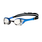Arena Cobra Ultra Swipe Racing Swim Goggles For Men And Women, Mirrornon-Mirror Lens, Anti-Fog, Uv Protection, Dual Strap , Silv