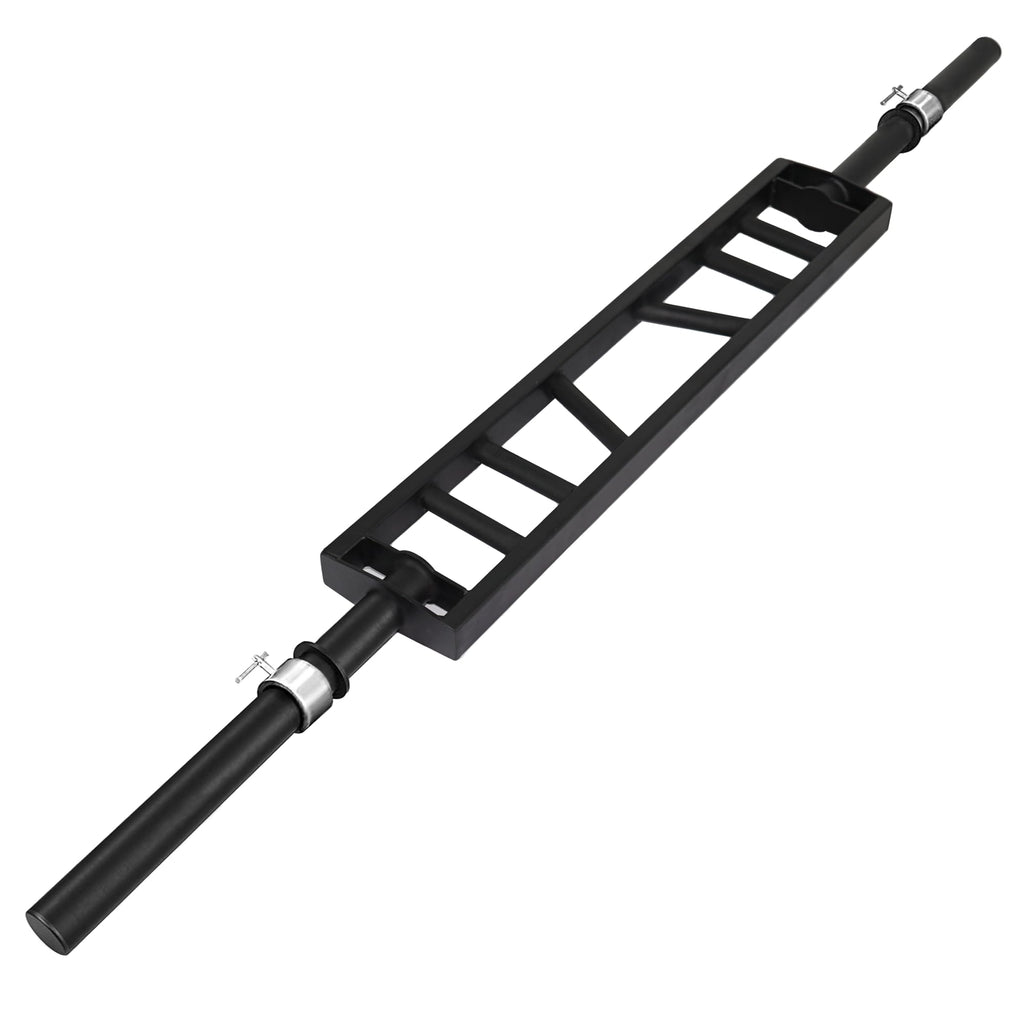 Yes4All Multi Grip Barbell - Swiss Bar, American Bar With 2 Collars, Fits Olympic Weight Plates - Commercial And Home Gym & Supp