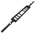 Yes4All Multi Grip Barbell - Swiss Bar, American Bar With 2 Collars, Fits Olympic Weight Plates - Commercial And Home Gym & Supp