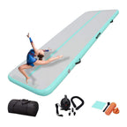 Dairtrack Air Tumbling Mat,Tumble Track 10Ft/13Ft/16Ft/20Ft Inflatable Gymnastics Air Mat For Gymnastics Training/Home Use/Gym/C