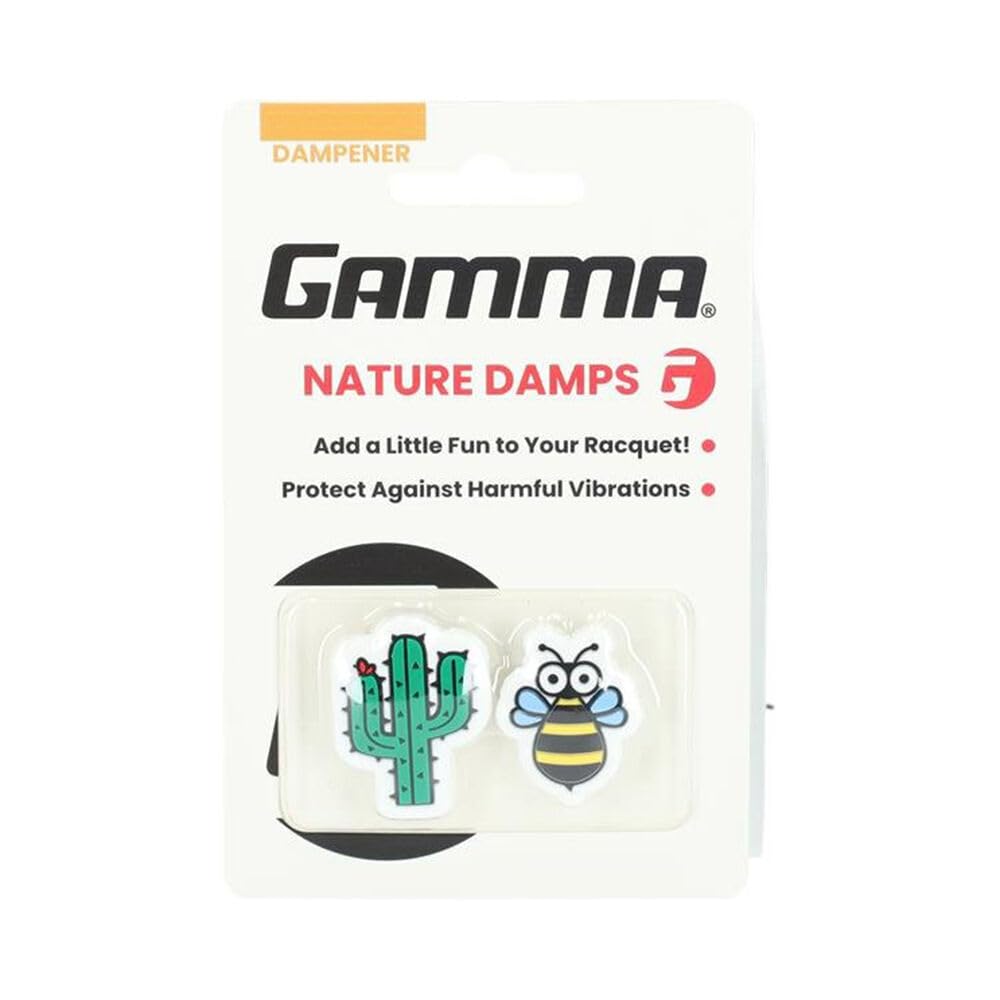 Gamma Nature Tennis Dampener - Cactus & Bee - 2-Pack