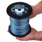 Spiderwire Stealth Superline, Blue Camo, 100Lb | 45.3Kg, 3000Yd | 2743M Braided Fishing Line, Suitable For Saltwater And Freshwa