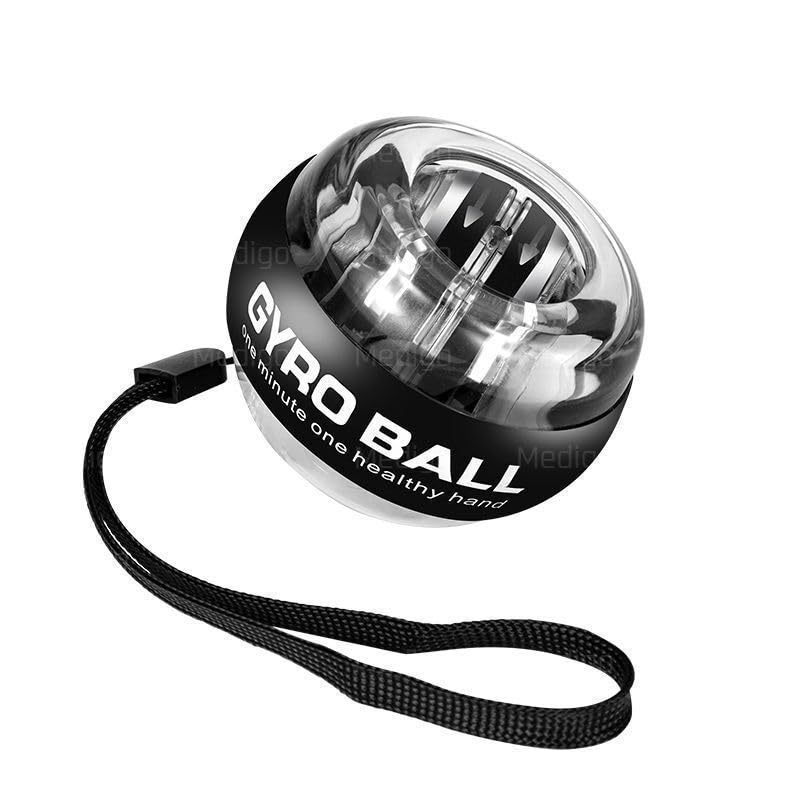 Gyro Ball Wrist Trainer for Exercises  AutoStart Gyroscopic Wrist Exerciser for Forearm, Finger & Grip Strength | Hand Therapy