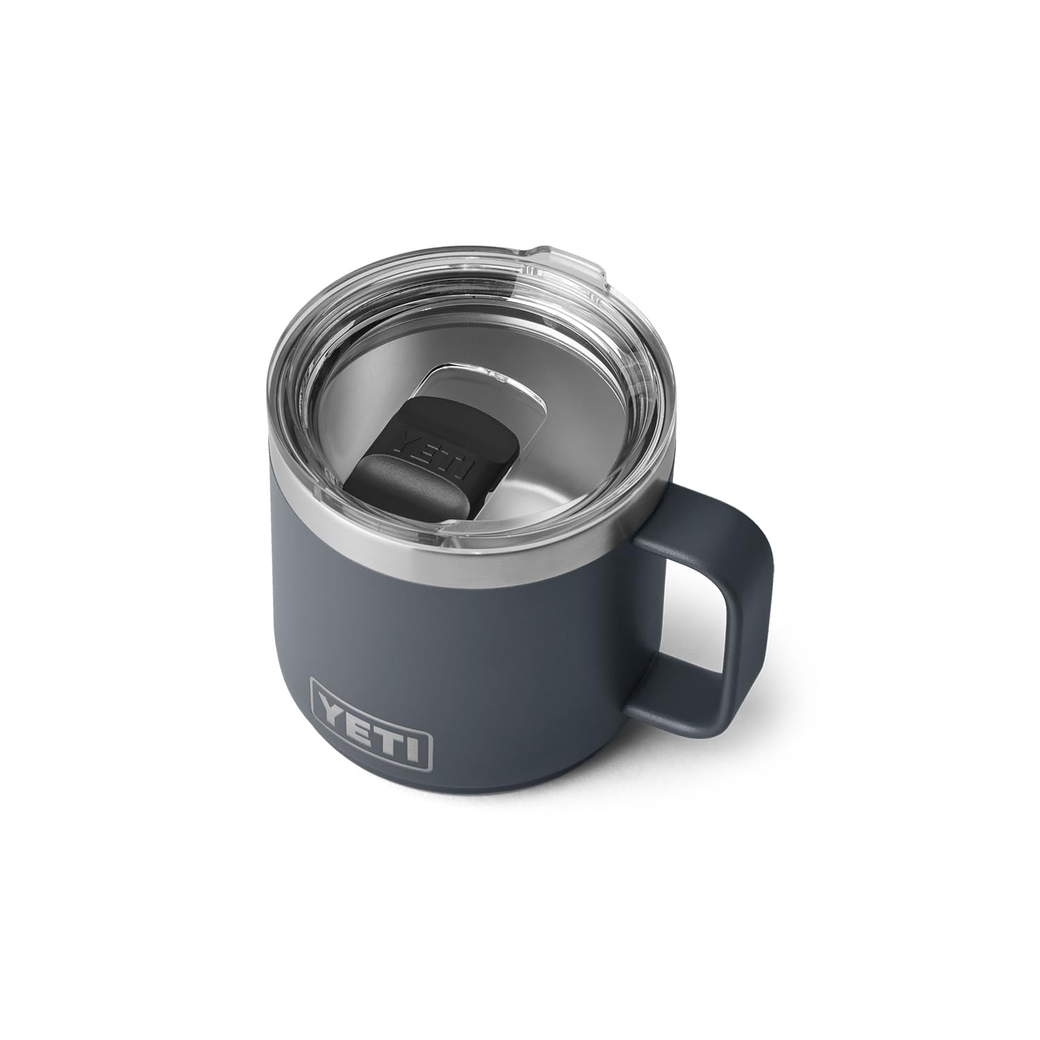 Yeti Rambler 14 Oz Stackable Mug, Vacuum Insulated, Stainless Steel With Magslider Lid, Charcoal