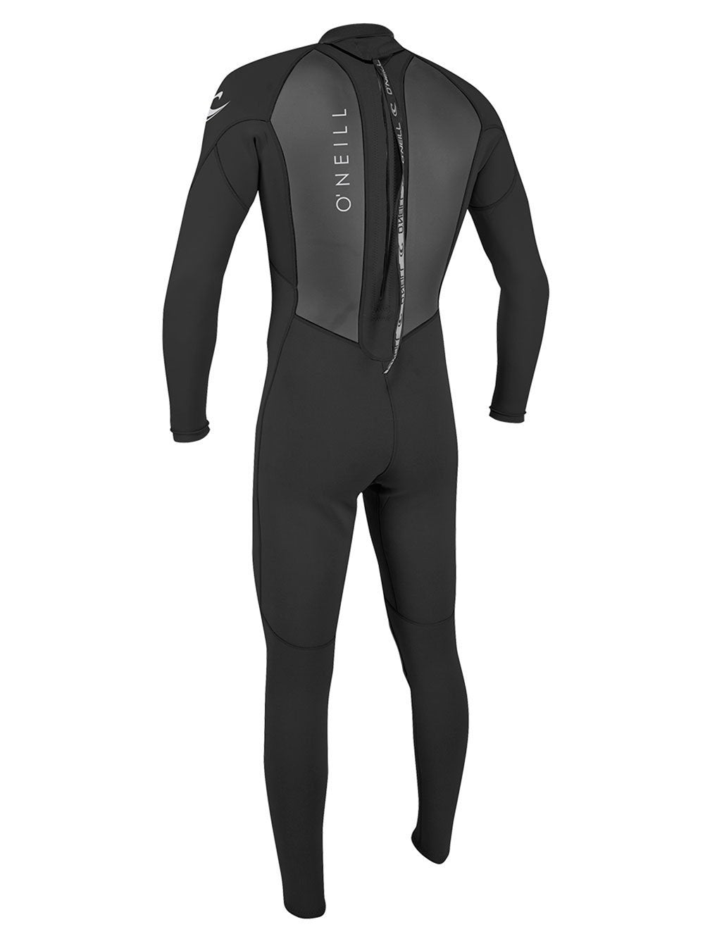 O'Neill Men'S Reactor-2 3/2Mm Back Zip Full Wetsuit, Black/Black, Xs