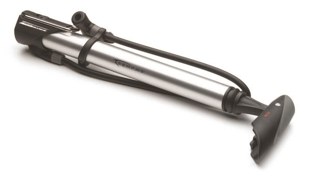 Serfas Grifter Mini Hand/Floor Bicycle Pump With Gauge