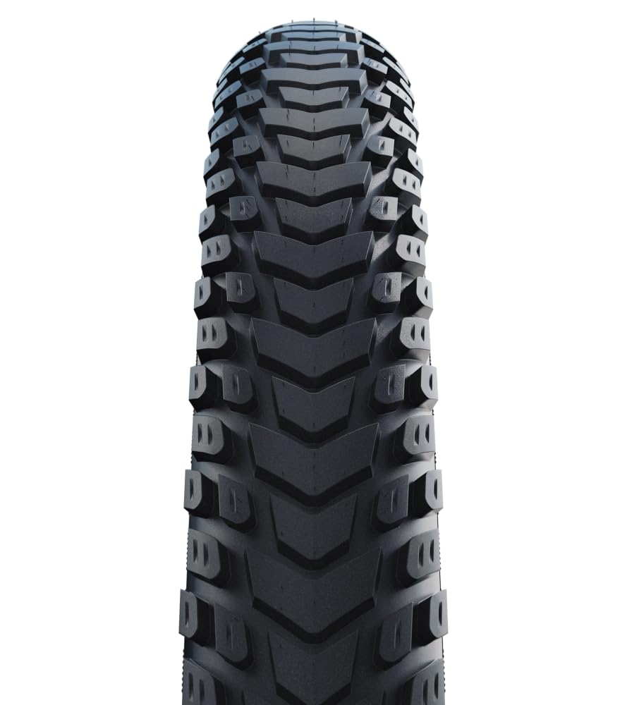 Schwalbe Marathon Mondial Tyre, Black/Reflective, V-Guard Folding, 28X2.25 (57-622)