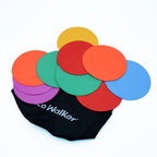 Eco Walker Flat Cones Spot Markers Soccer Basketball Sports Speed Agility Training