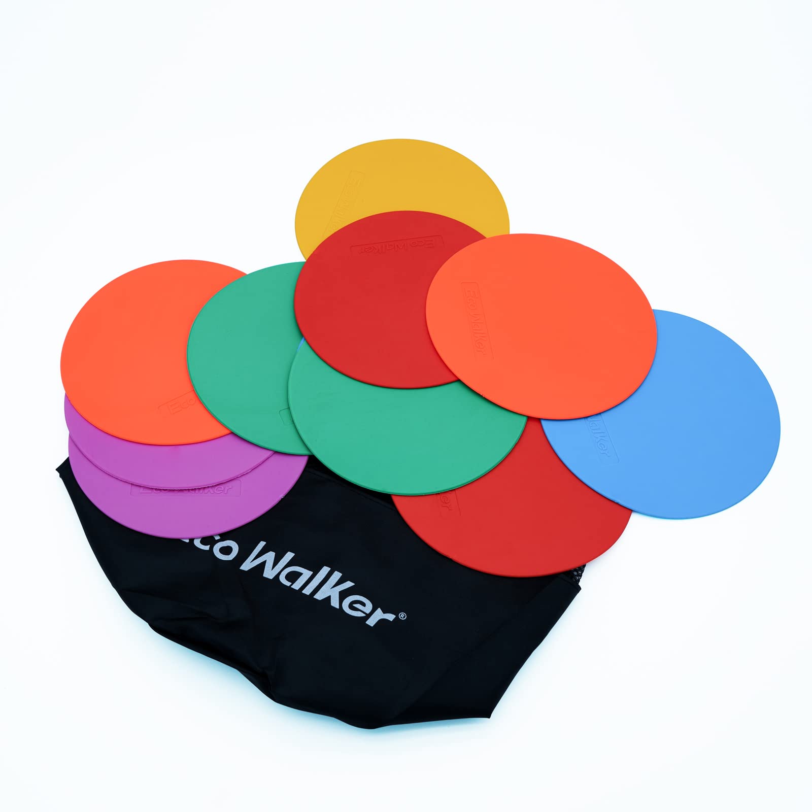 Eco Walker Flat Cones Spot Markers Soccer Basketball Sports Speed Agility Training