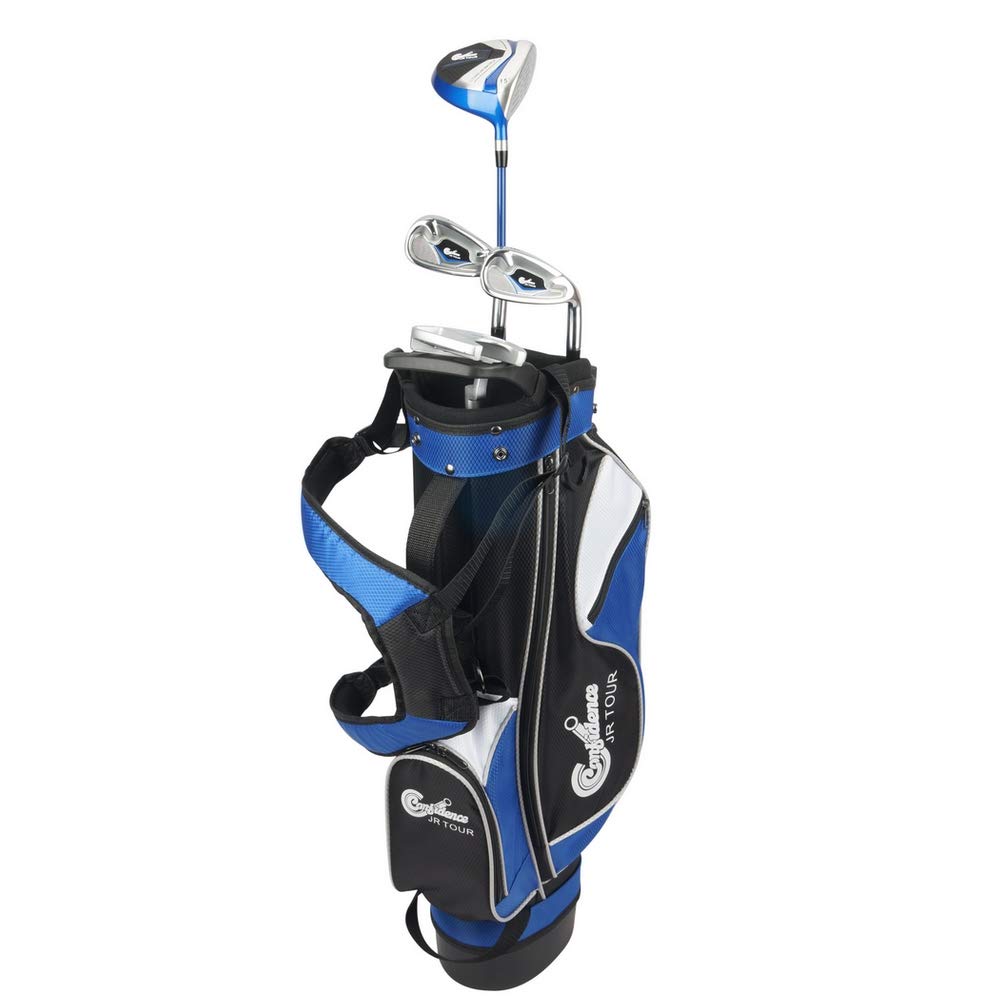 Confidence Golf Junior Golf Clubs Set For Kids Age 8-12 (4' 6'' To 5' 1'' Tall)