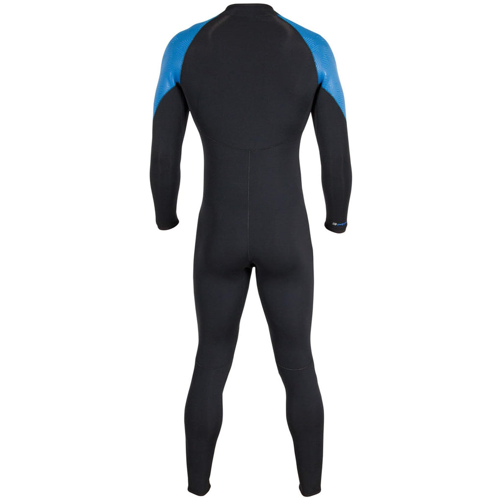 Henderson 3Mm Thermoprene Pro Men? Front Zip Jumpsuit, Black/Blue, L