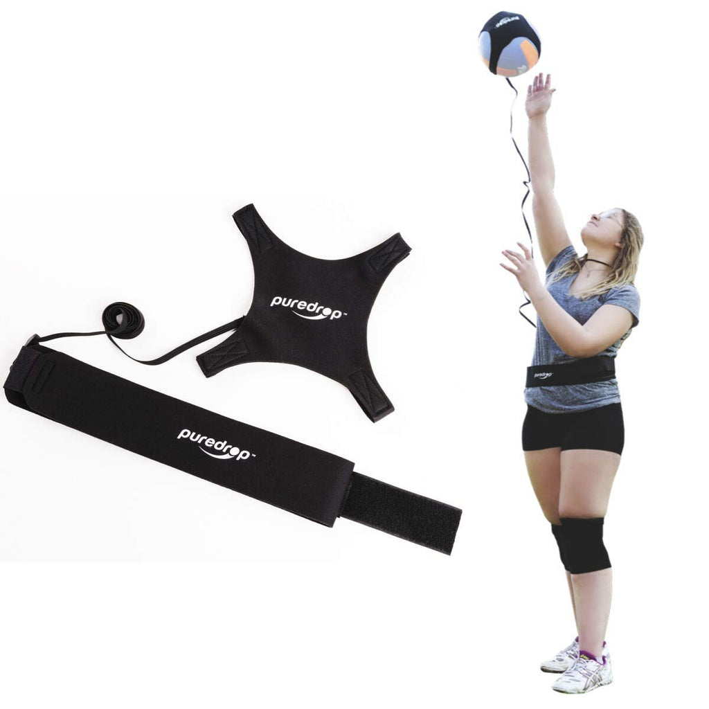 Puredrop Volleyball Training Equipment Aid Great Trainer For Solo Practice Of Serving Setting Spiking And Arm Swings Returns The