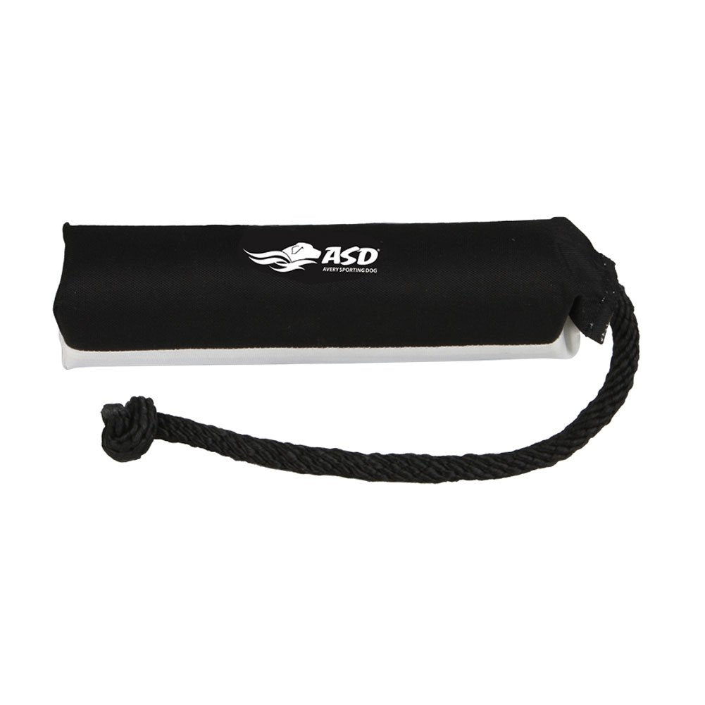 Avery Sporting Dog Canvas Training Bumper - Durable, Water-Resistant Training Dummy For Hunting Dogs (Flasher (Black/White), 2)