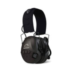 Walker'S Bluetooth Compact 25Db Nrr Hunting Shooting Passive Hearing Protection Muff W/Adjustable Boom Mic, Black, One Size