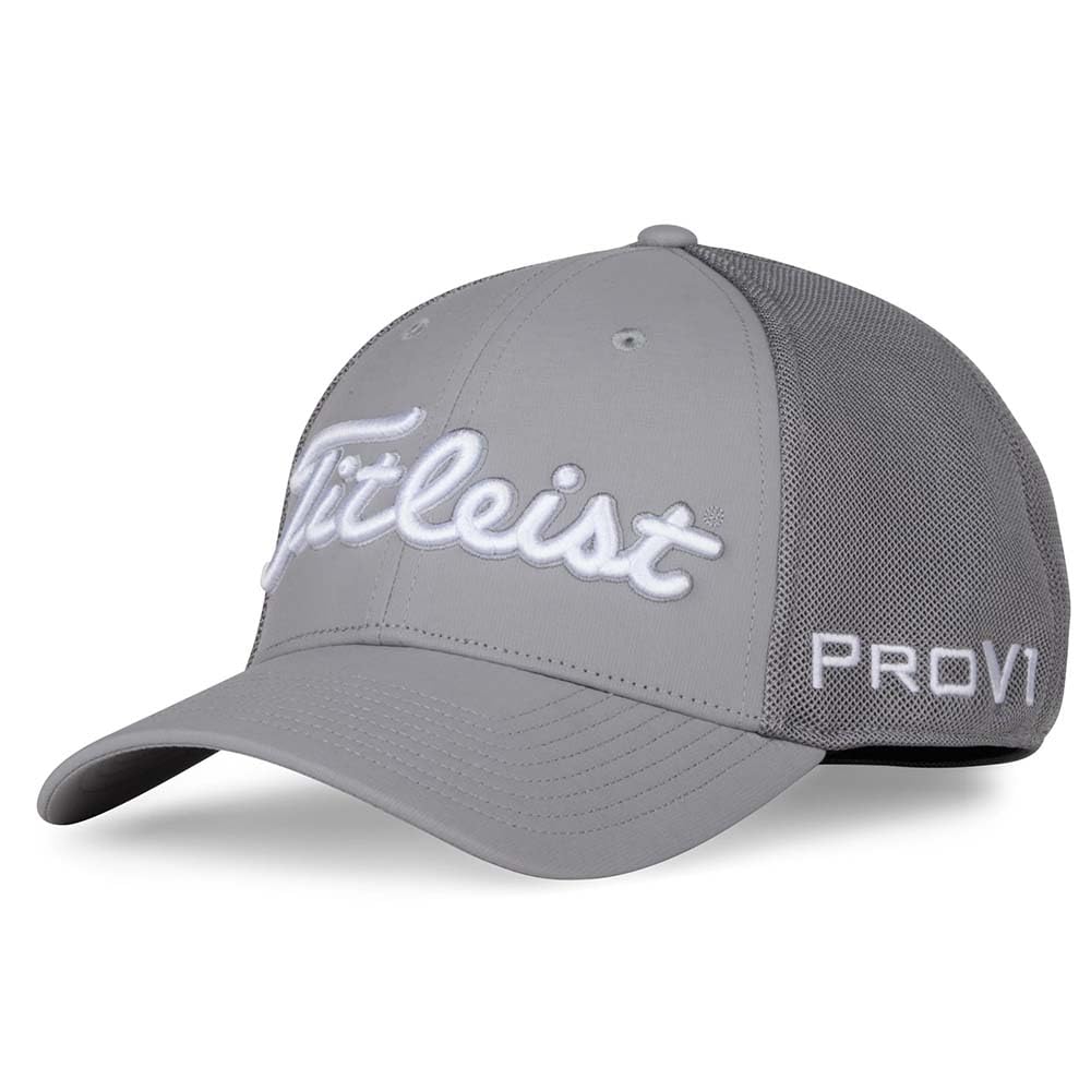 Titleist Tour Sports Mesh, Grey/White, L/Xl Th21Ftsmk