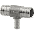 3/4 x 3/4 x 3/8 PEX Tee - Stainless Steel
