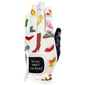 Giggle Golf Women'S Golf Glove (X-Large, Worn On Right Hand, It'S All About The Shoes)