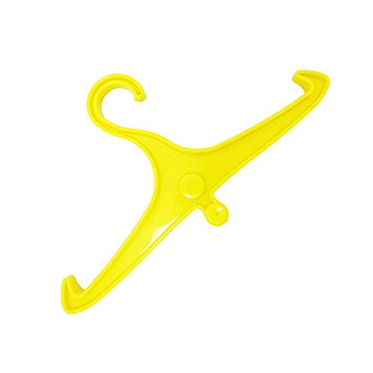 Scuba Choice Diving Multi-Purpose Anti-Slip Wetsuit Hanger With Din Thread, Yellow
